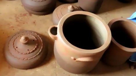 Making of clay fridge