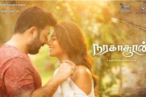 Naragasooran, starring Arvind Swami, Shriya Saran, Sundeep Kishan, Indrajith, Aathmika, ,directed by Karthick Naren