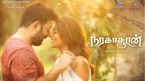 Naragasooran, starring Arvind Swami, Shriya Saran, Sundeep Kishan, Indrajith, Aathmika, ,directed by Karthick Naren