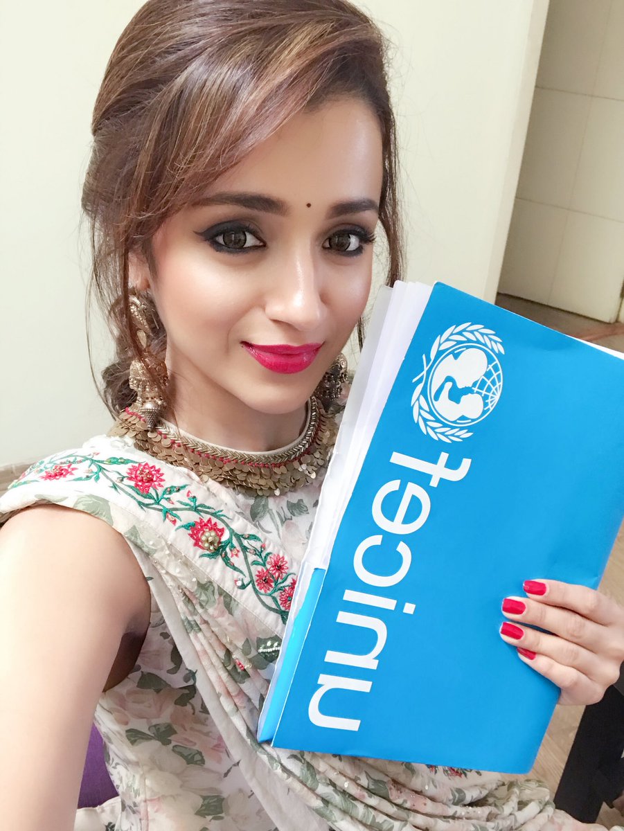 Actress Trisha completed 15 years in Cienma.