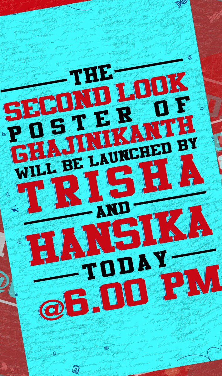 Hansika and Trisha to release the second look of Arya's Ghajinikanth.