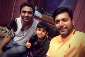 Jayam Ravi's son Aarav completes dubbing for Tik Tik Tik