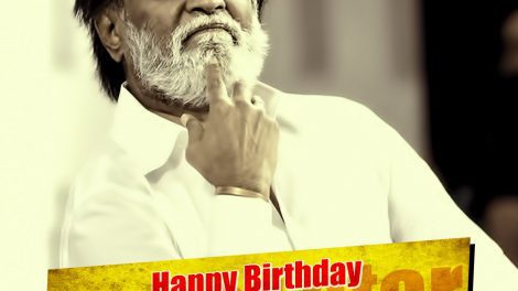 Rajinikanth celebrates his 67th birthday.