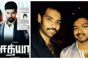 Actor Vijay congratulates Sibiraj for the success of Sathya movie