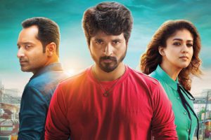 Sivakarthikeyan, Fahadh Faasil and Nayanthara in Velaikkaran poster.