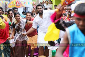 Shanmugapandian, Meenakshi starrer Maduraveeran stills.