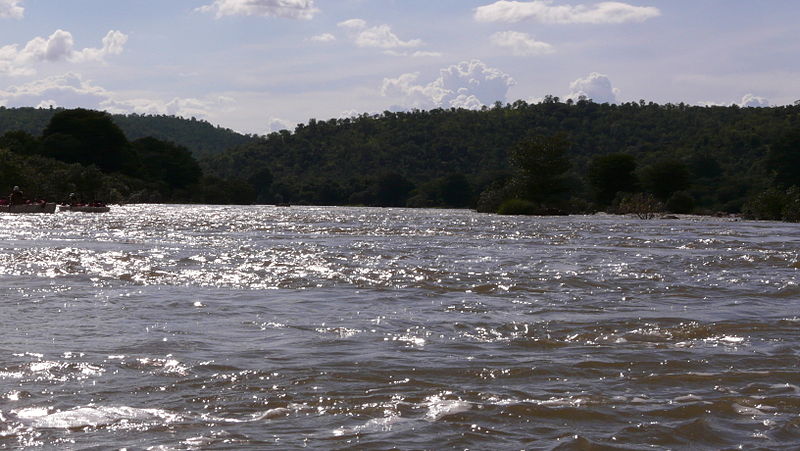 Cauvery river in full flow, in Karnataka. Courtesy: Wikimedia Commons