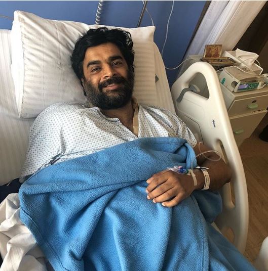 Actor Madhavan recovering from a shoulder surgery