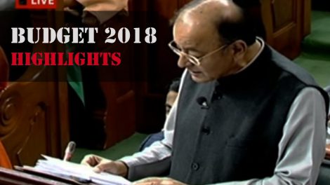 Union Budget 2018-2019 Highlights. Image source- @airnewsalerts/Twitter