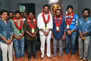 Jiiva's Gypsy movie launched with a pooja.