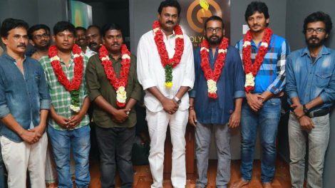 Jiiva's Gypsy movie launched with a pooja.