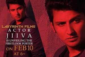 First look poster of Jiiva's next project bankrolled by Labyrinth Films to be out on February 10.