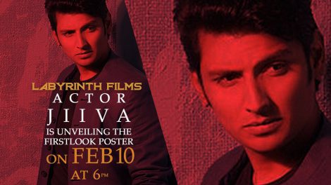 First look poster of Jiiva's next project bankrolled by Labyrinth Films to be out on February 10.