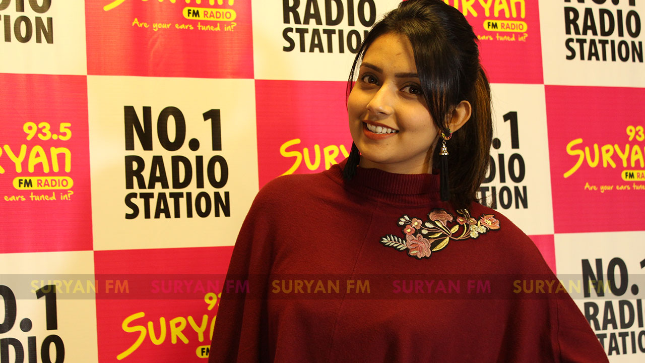 Mahima Nambiar at Iravukku Aayiram Kangal audio launch.