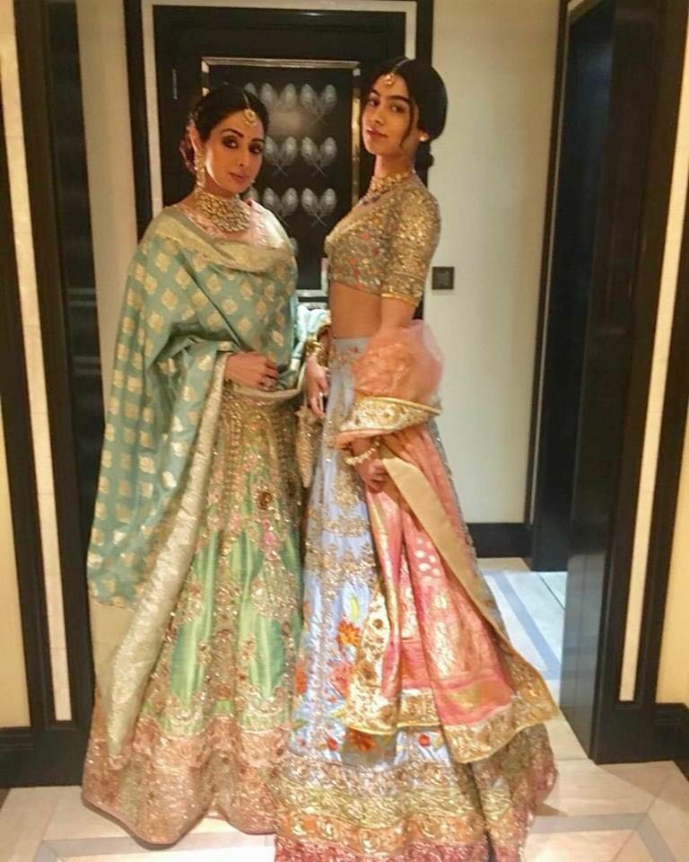 Sridevi with daughter