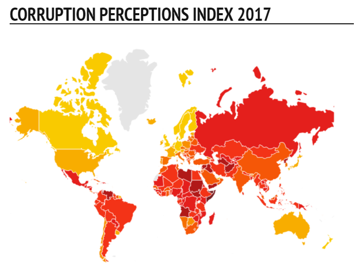 corruption perception index 2017
