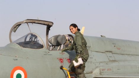 Avani Chaturvedi becomes first Indian woman to fly a fighter jet | Image source @IndianAirForce / Twitter