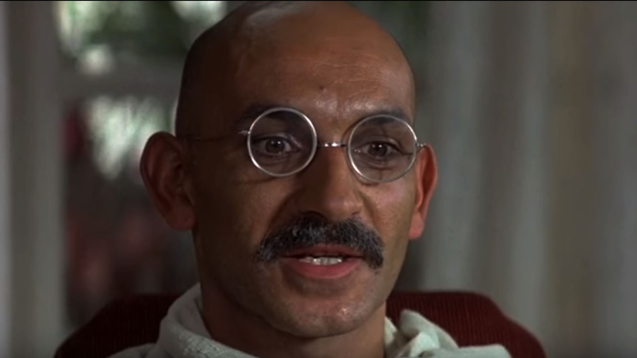 A still from Gandhi movie