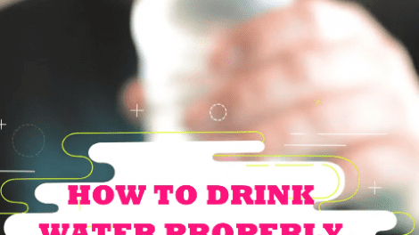 How to drink water properly