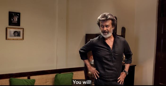 Rajinikanth in Kaala. Photo: A screenshot from the official trailer/Wunderbad studios