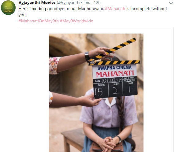 Samantha finishes shooting for Mahanati 2
