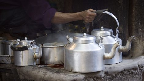 Tea seller in Varanasi