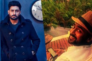 Suriya wishes Abishek Bachchan good luck