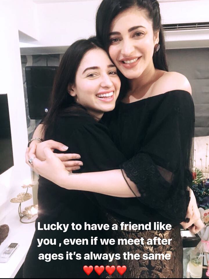 Tamannaah shares an adorable message for Shruti Haasan.