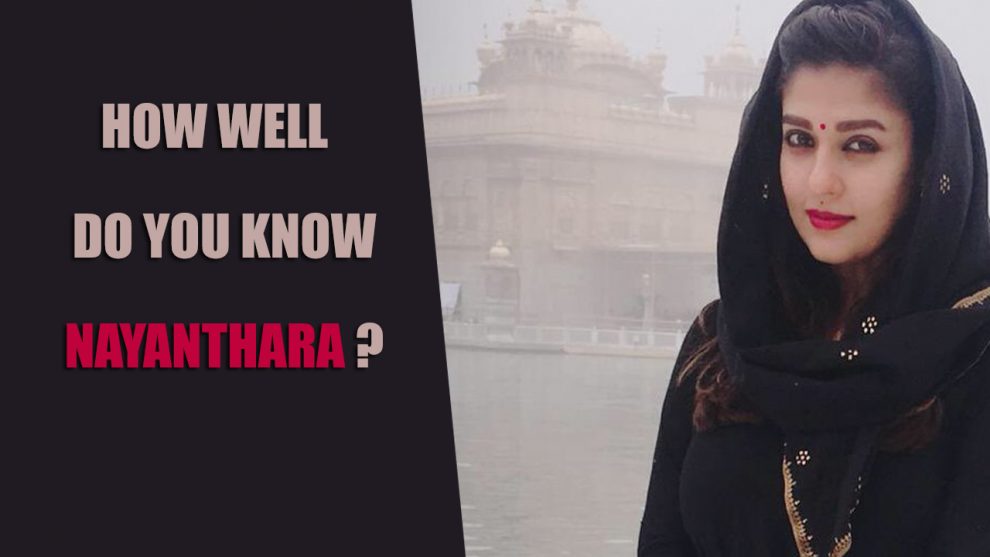 Nayanthara quiz