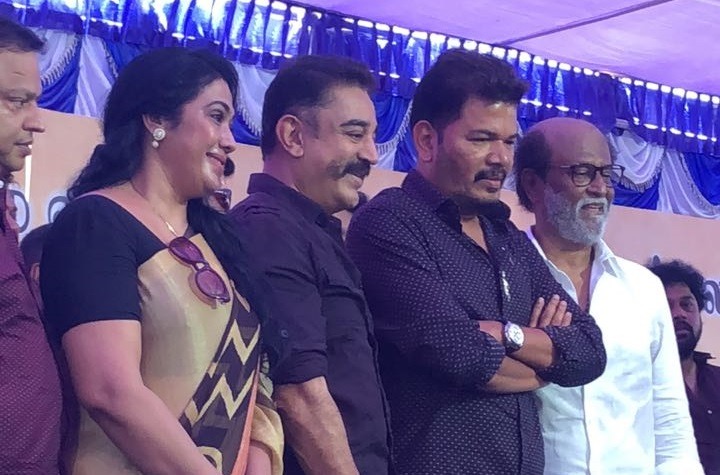 Rajini and Kamal protest Cauvery Management Board