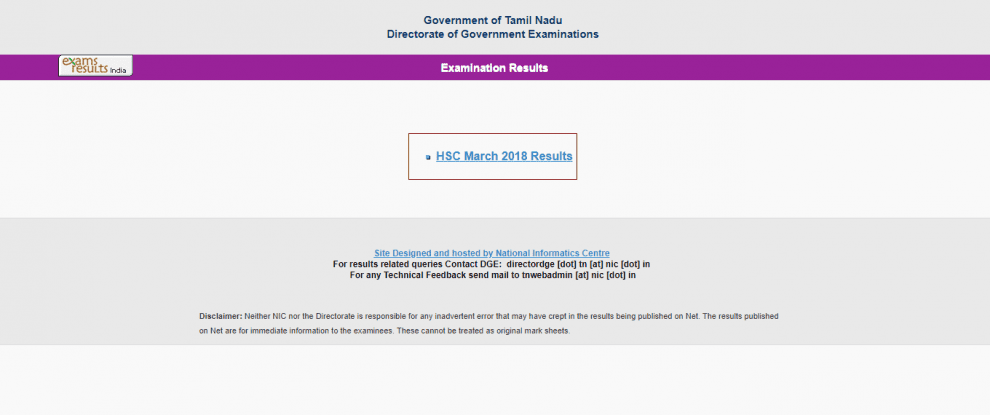 HSC March 2018 results