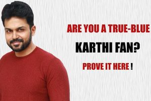 Prove that you are actor Karthi's biggest fan by taking this QUIZ