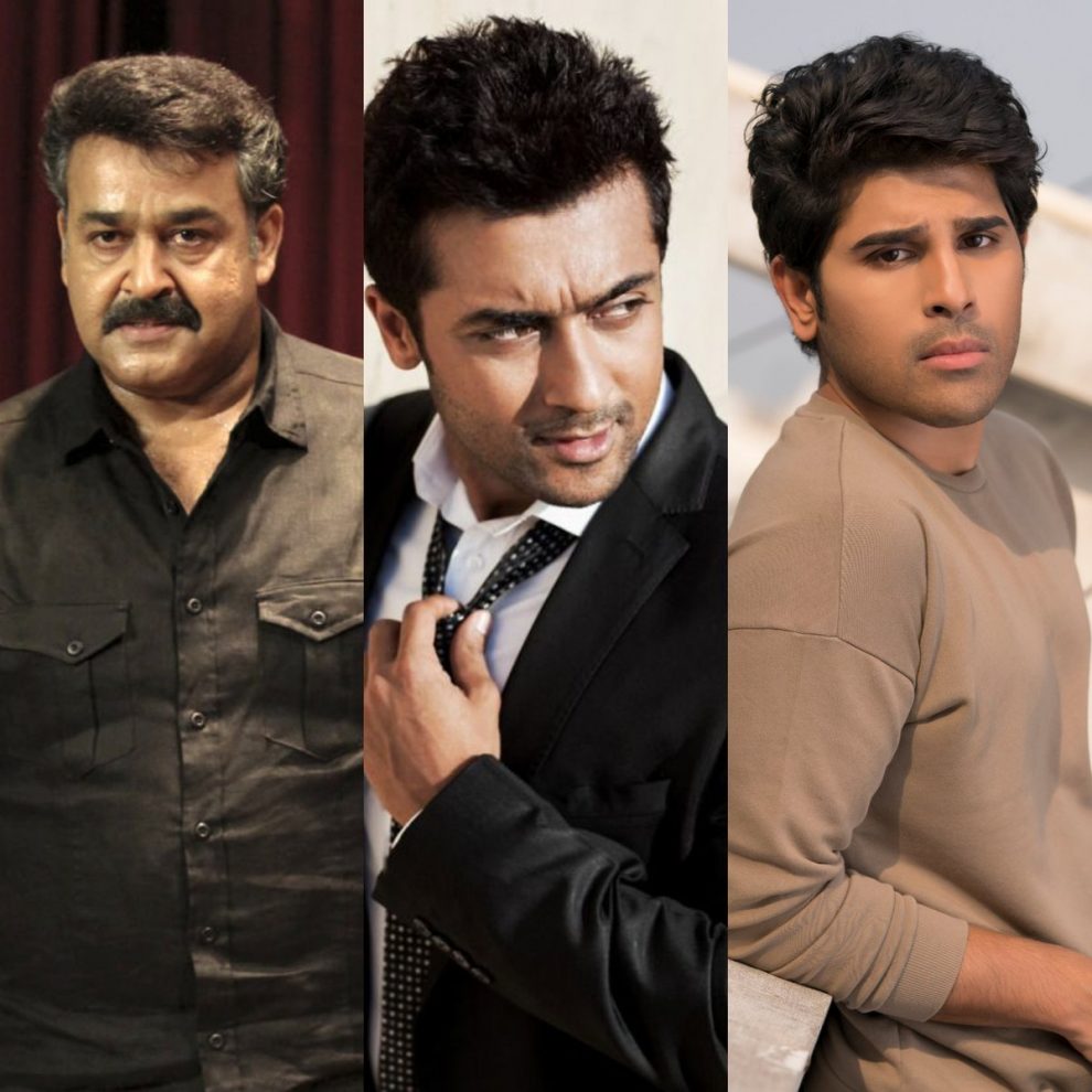 Mohanlal, Suriya and Allu Sirish