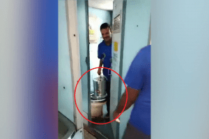 Water from toilet used to prepare tea on train