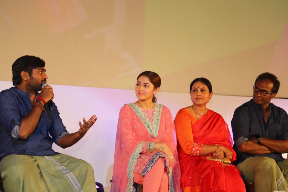 Vijay Sethupathi and Sayyeshaa at Junga audio launch