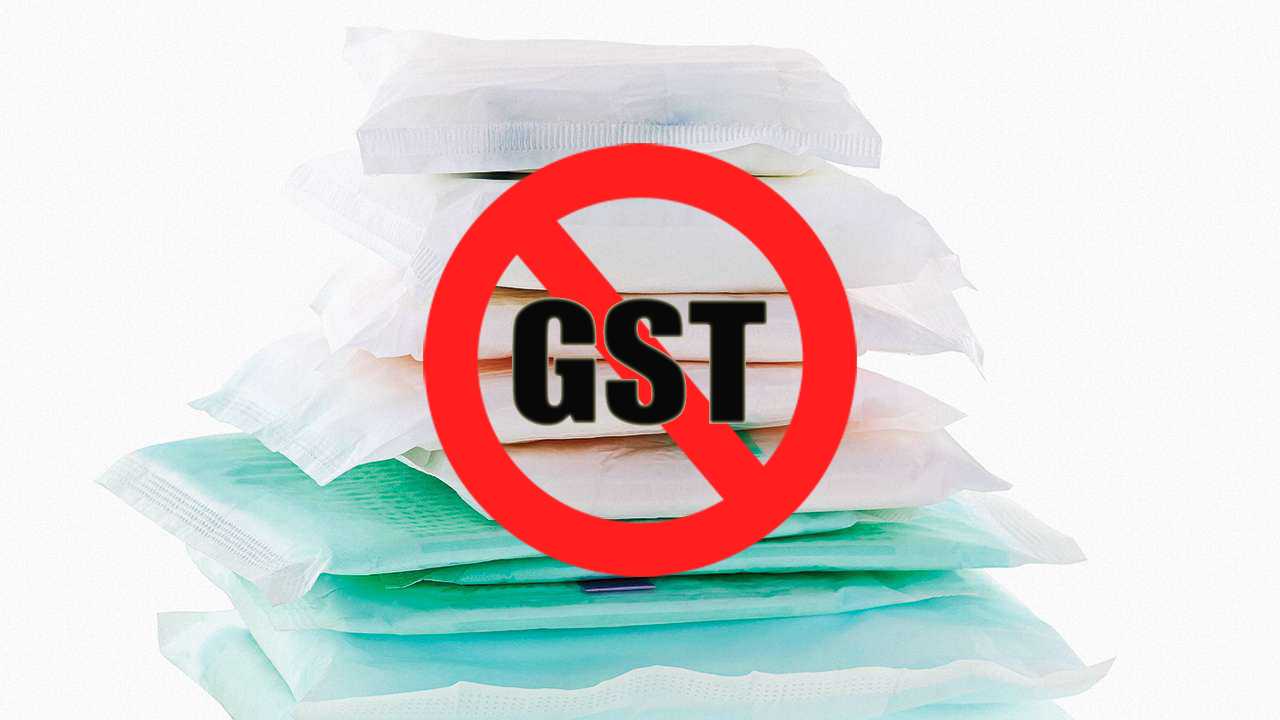Sanitary napkins exempted from GST Suryan FM