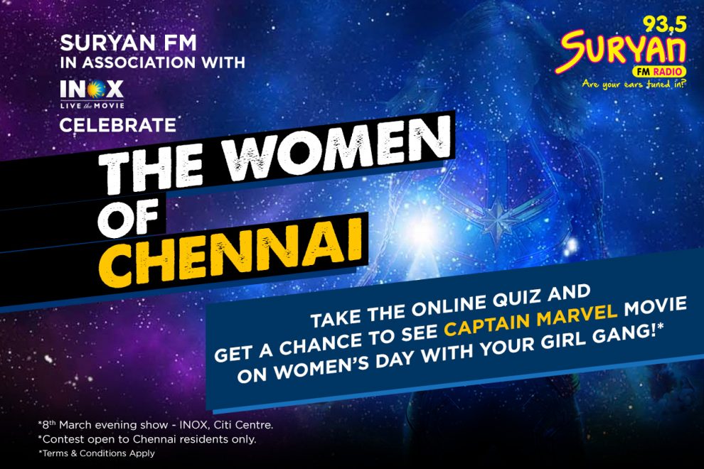 Women's Day Quiz- for women residing in Chennai only