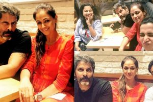 SImran, Vikram, Radhika and DD from Dhruva Natchathiram