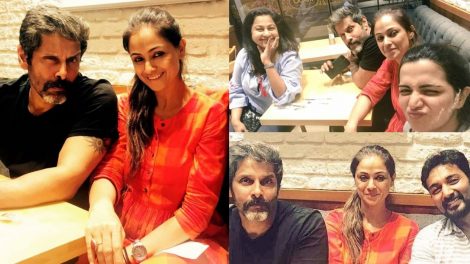 SImran, Vikram, Radhika and DD from Dhruva Natchathiram