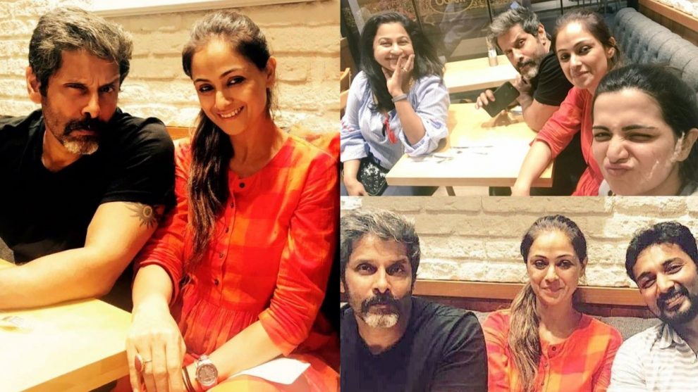 SImran, Vikram, Radhika and DD from Dhruva Natchathiram