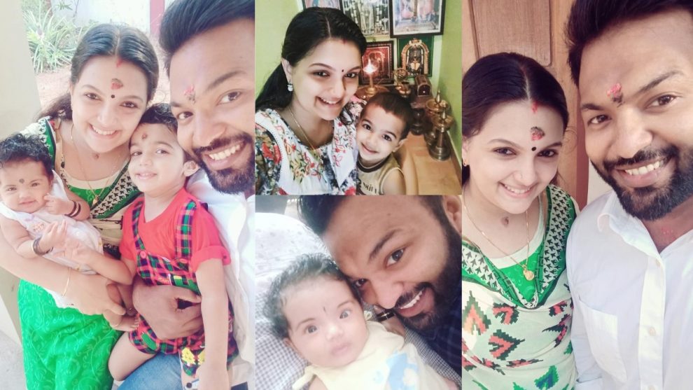 Saranya Mohan celebrates VIshu with her family