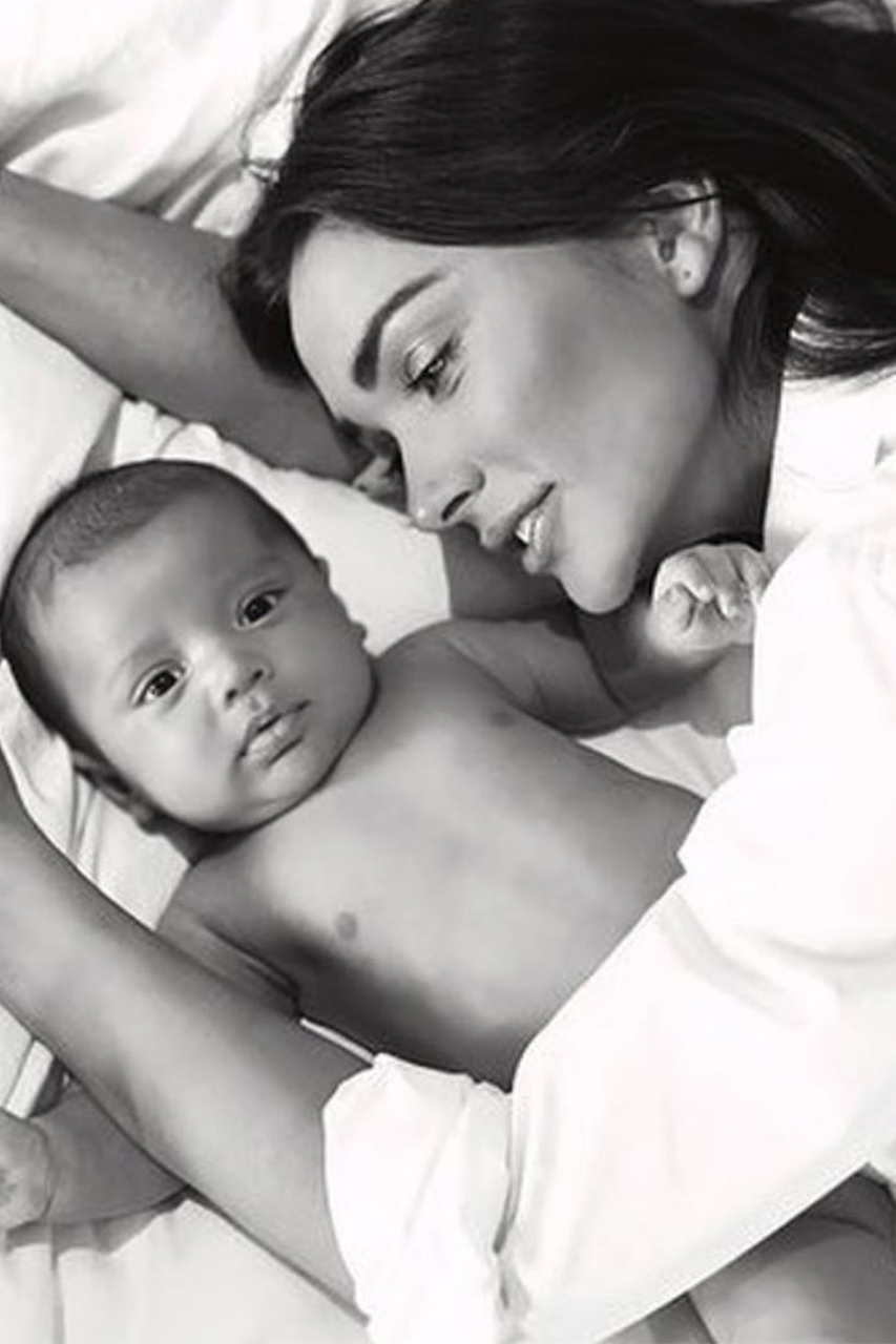 Amy Jackson With her Baby