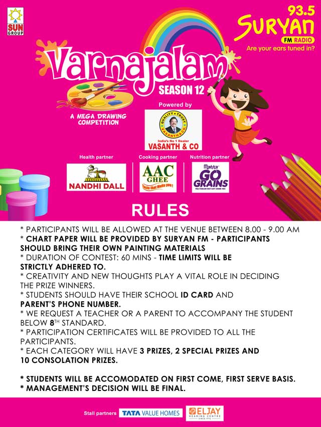 Varnajalam Rules