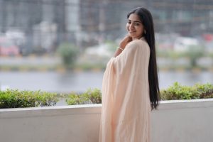 Actress Malavika in a stunning traditional saree from her latest photoshoot"