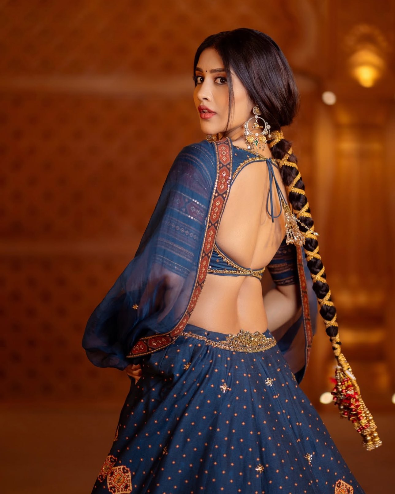 Nabha Natesh Stuns in Lehenga and set trends on the internet