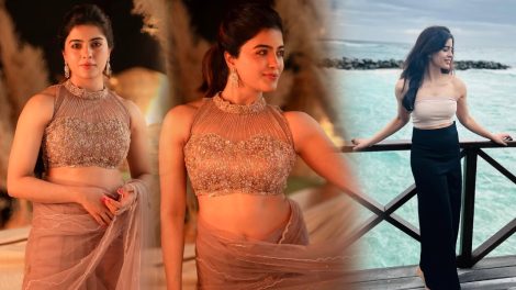 Amritha Aiyer Flaunts Her Beauty in Elegant Fashionable Photos