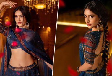 Nabha Natesh Stuns in Lehenga and set trends on the internet