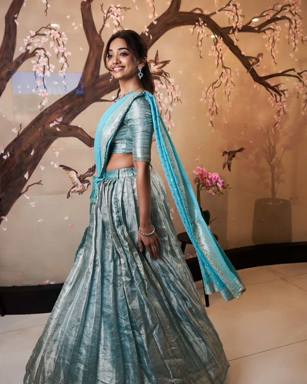 Kudumbasthan Actress Saanve Megghana