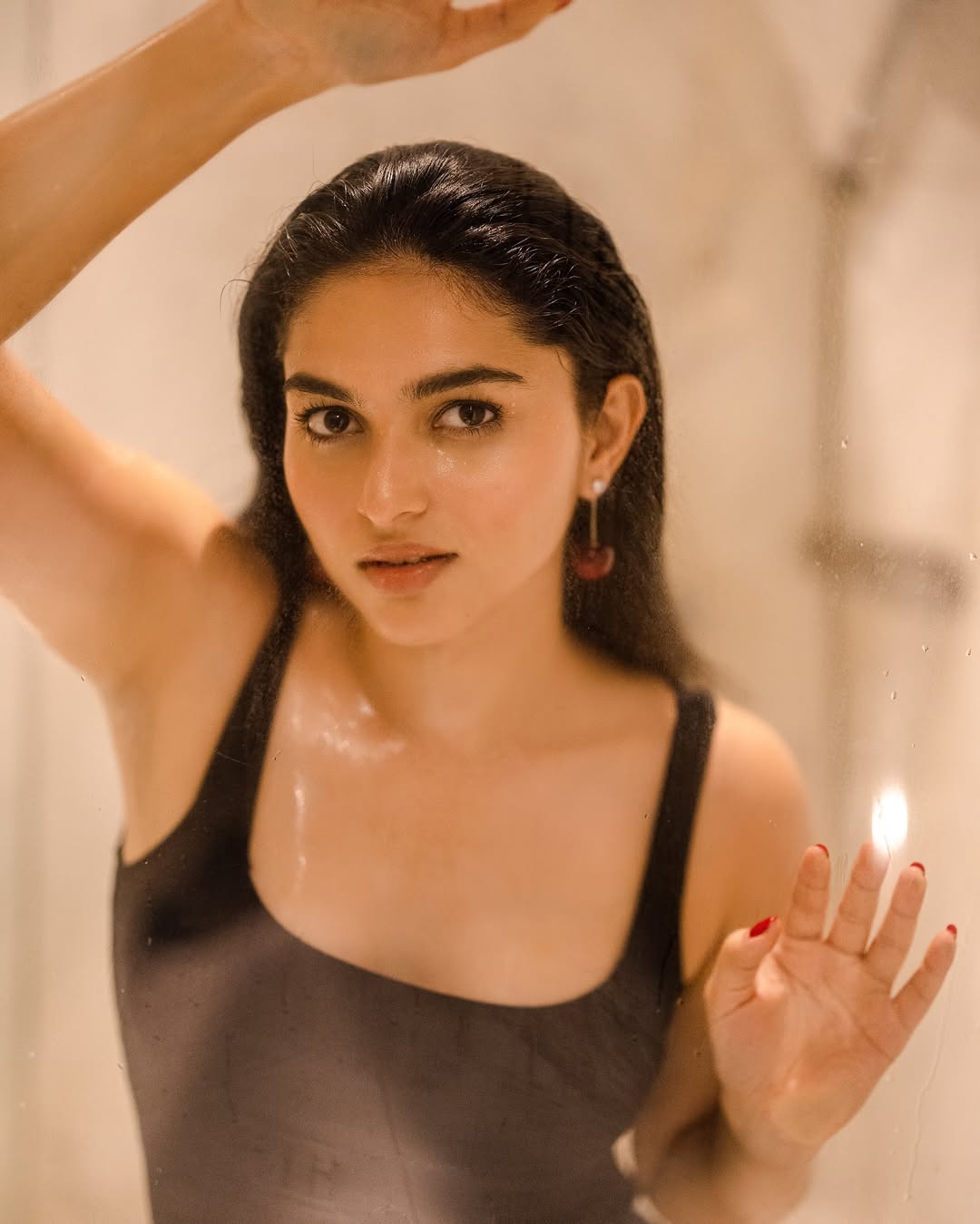 Kayadu Lohar Stuns in a Black Outfit