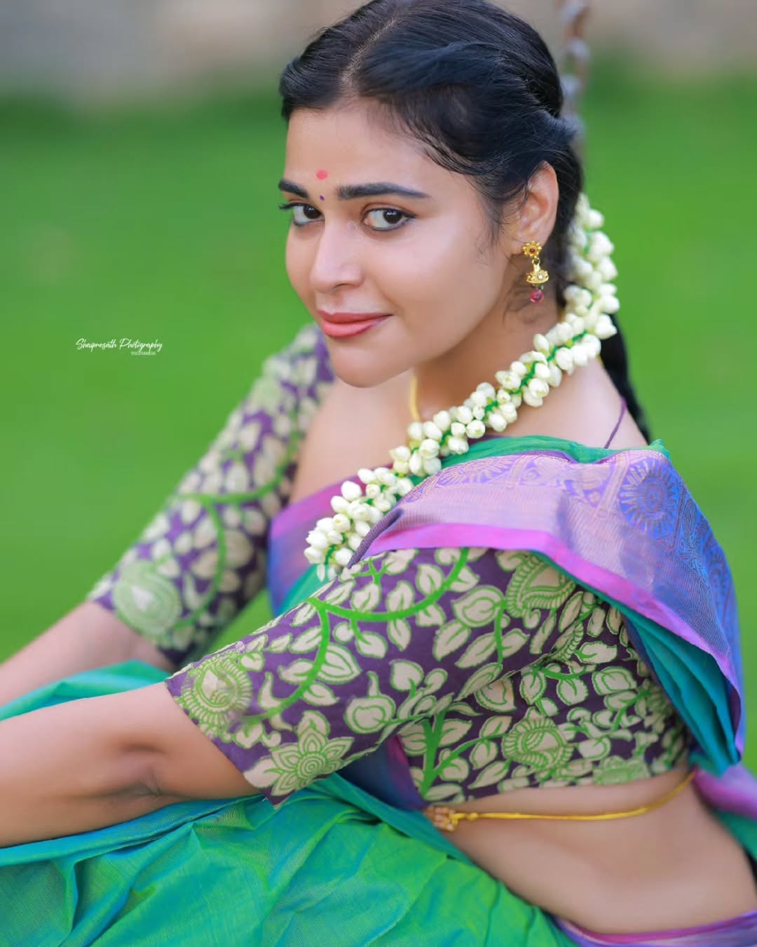 Dharsha Gupta Stuns in 3 Different Saree Avatars